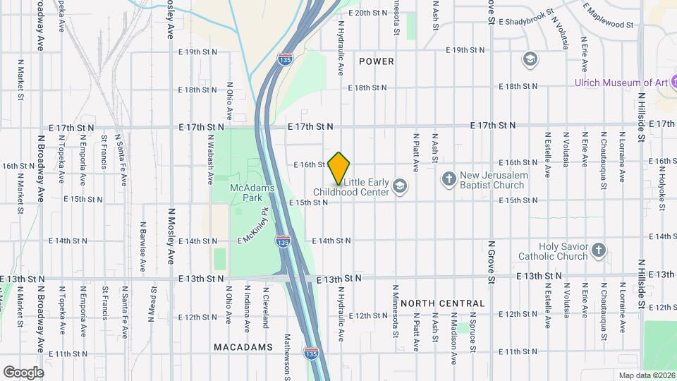 1631 N Hydraulic Ave Map and Location Details