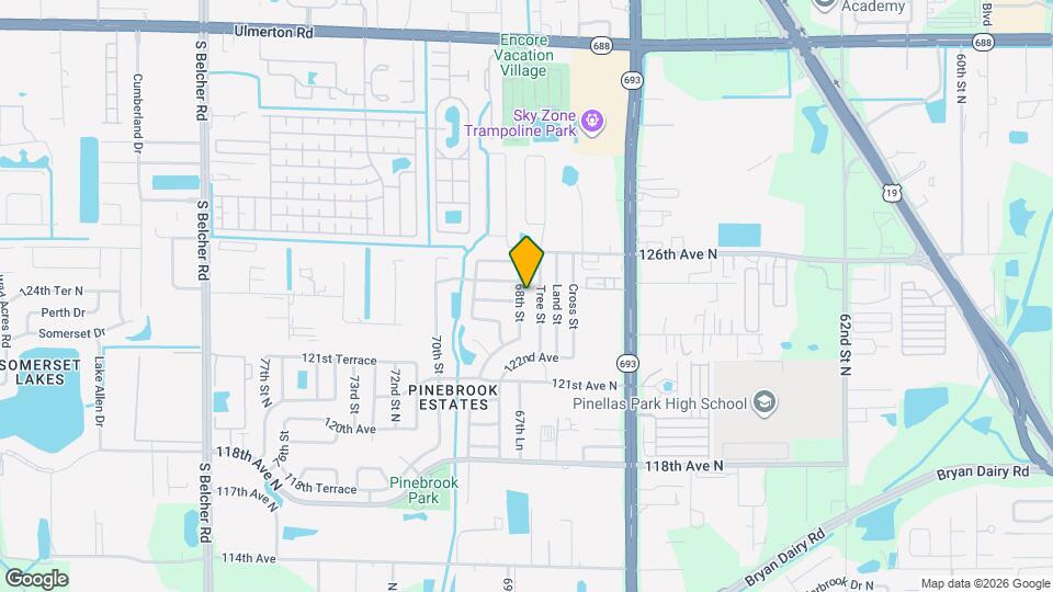 12402 68th St Map and Location Details