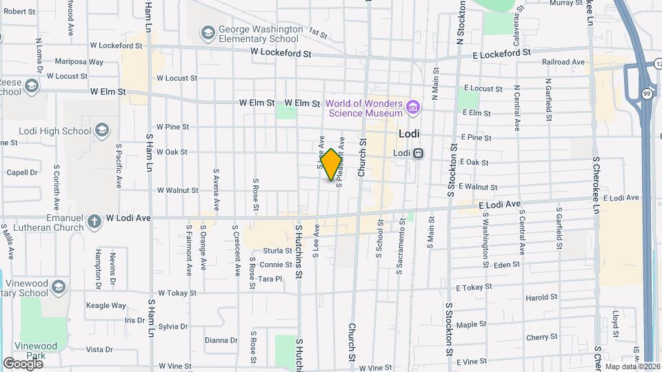 308 W Walnut St Mapa y Detalles de la Ubicación