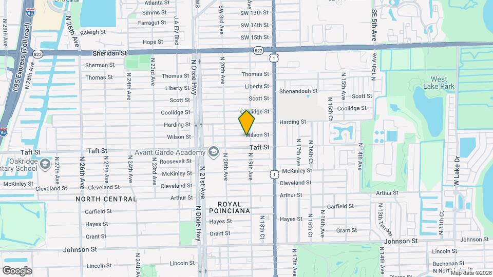 1910 Wilson St Mapa y Detalles de la Ubicación