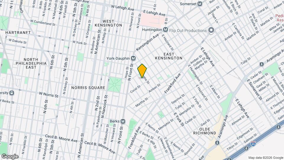 2029 E Dauphin St Mapa y Detalles de la Ubicación