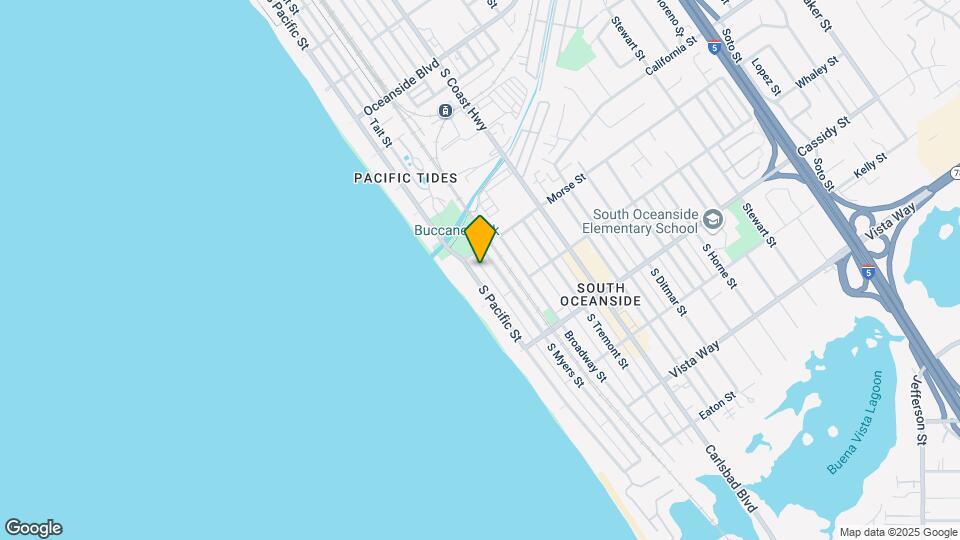 1616 S Pacific St Map and Location Details