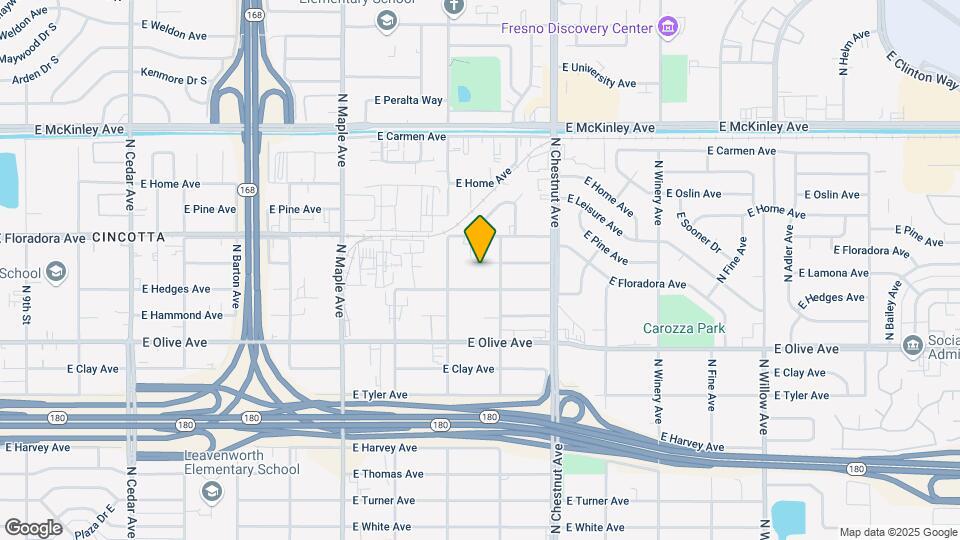 4730 E Lamona Ave Map and Location Details
