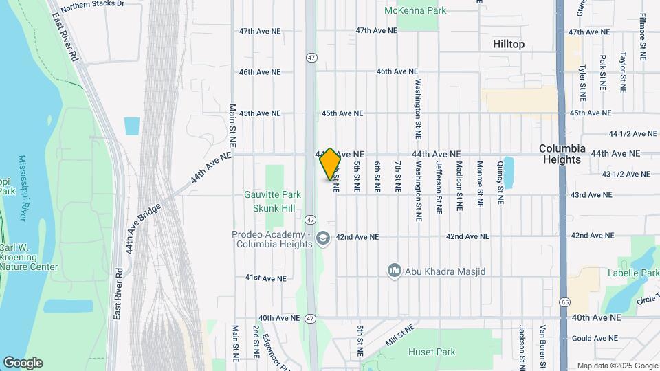4308 4th St NE Map and Location Details