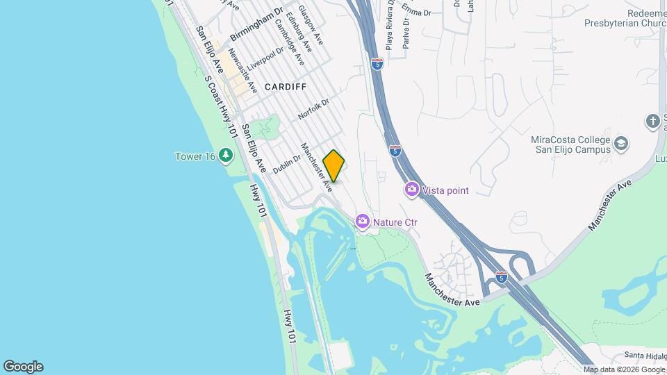 2527 Manchester Ave Map and Location Details