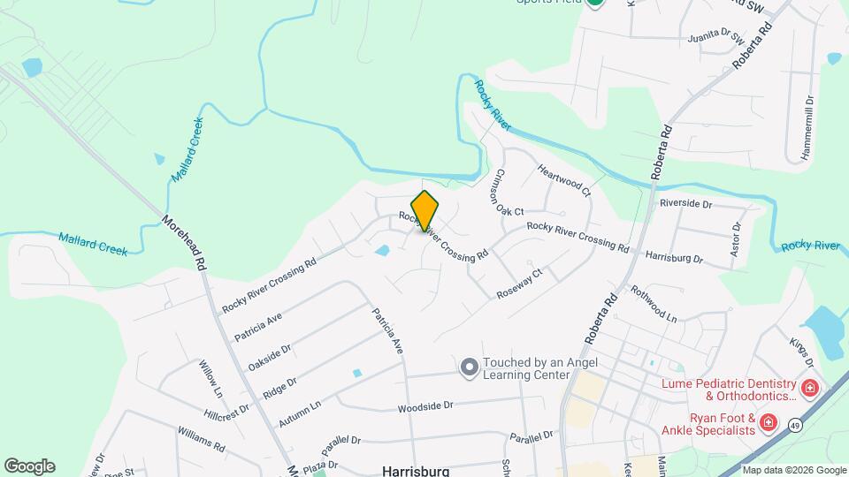 6108 The Meadows Ln Map and Location Details