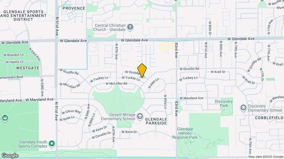 8512 W Tuckey Ln Map and Location Details