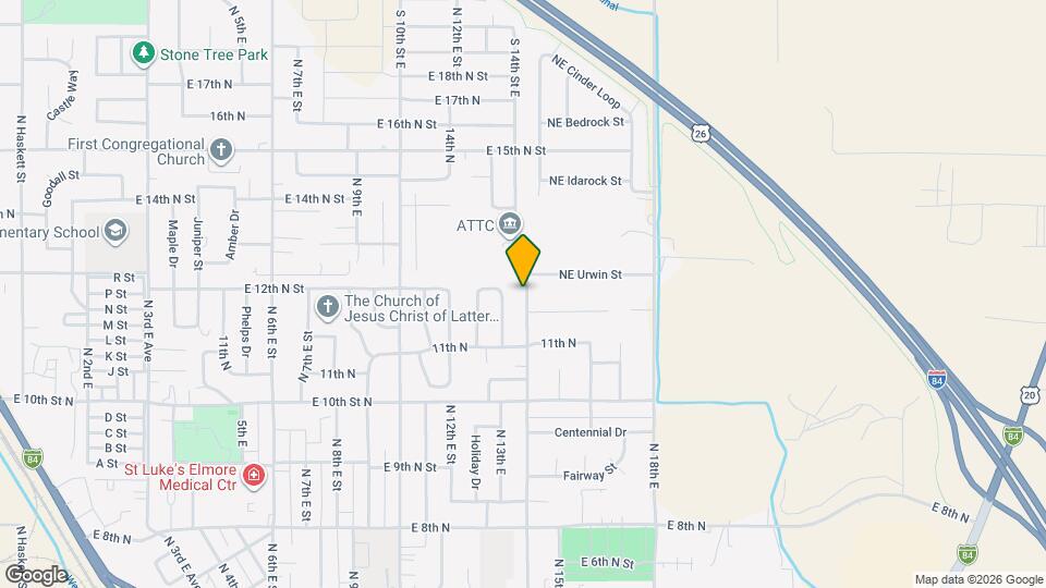 1183 N 14th E St Map and Location Details