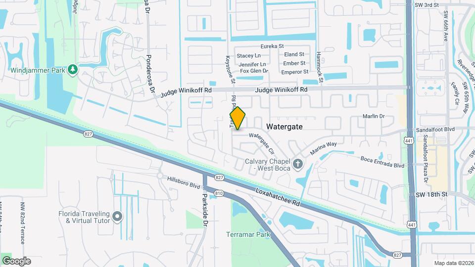 11951 Watergate Cir Map and Location Details