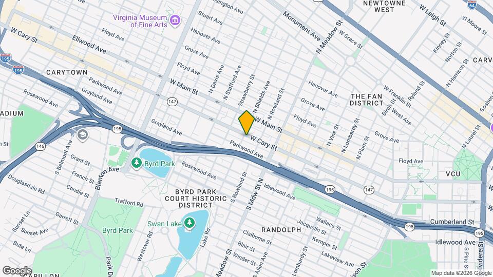 2121 W Cary St Map and Location Details