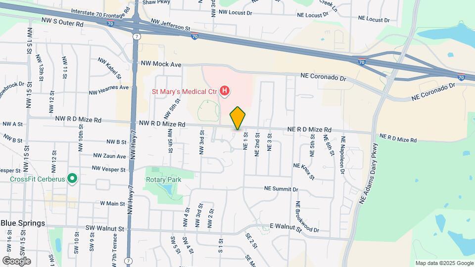 586 NW Valleybrook Rd Map and Location Details