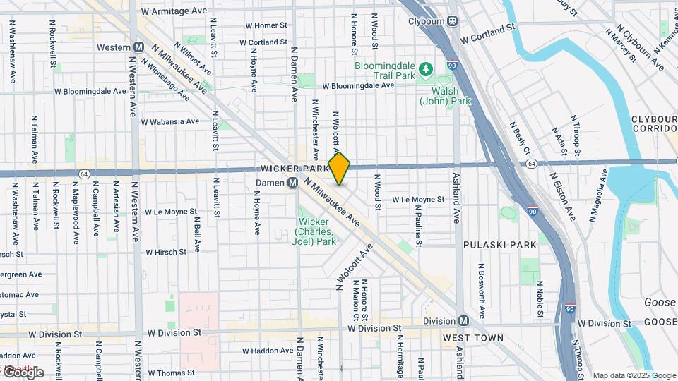 1518 N Elk Grove Ave Mapa y Detalles de la Ubicación