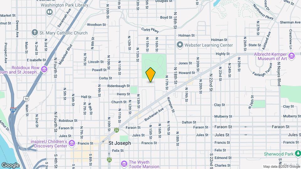 1413 Ridenbaugh St Map and Location Details