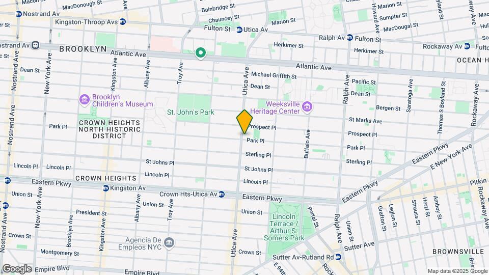 187 Utica Ave Map and Location Details