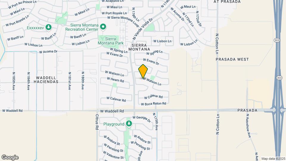 17581 W Watson Ln Mapa y Detalles de la Ubicación