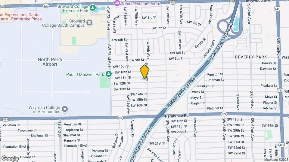 6911 SW 12th St Map and Location Details