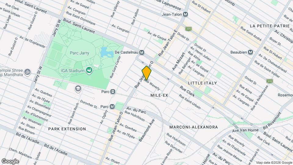 Milano Lofts Map and Location Details