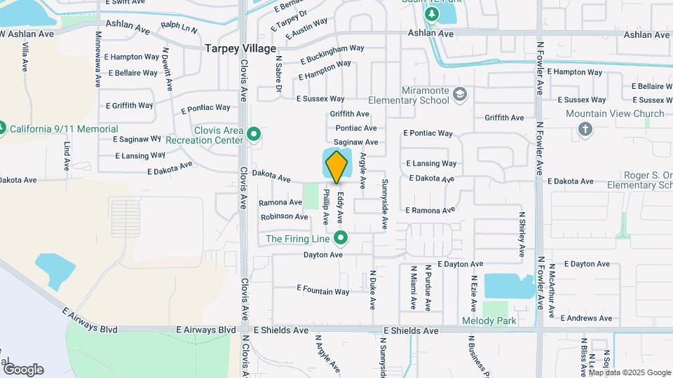 3624 Eddy Ave Map and Location Details