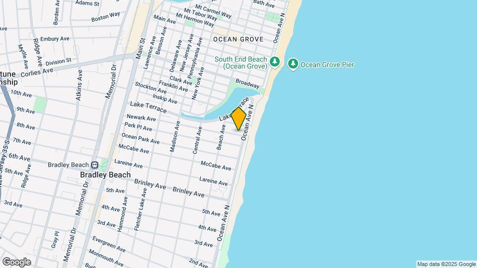 1101 Ocean Ave Mapa y Detalles de la Ubicación