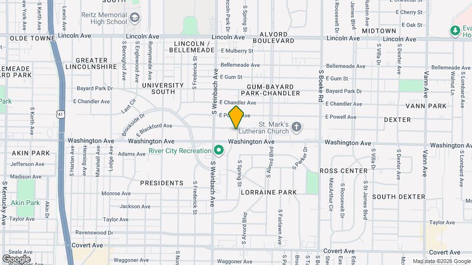 957 S Spring St Map and Location Details