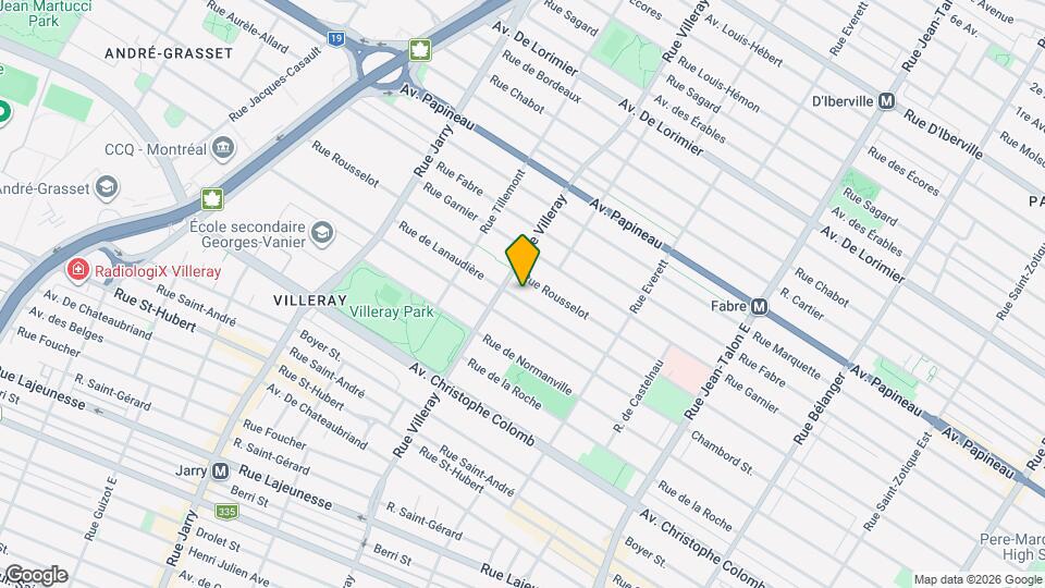 7587 De Lanaudière Rue Map and Location Details