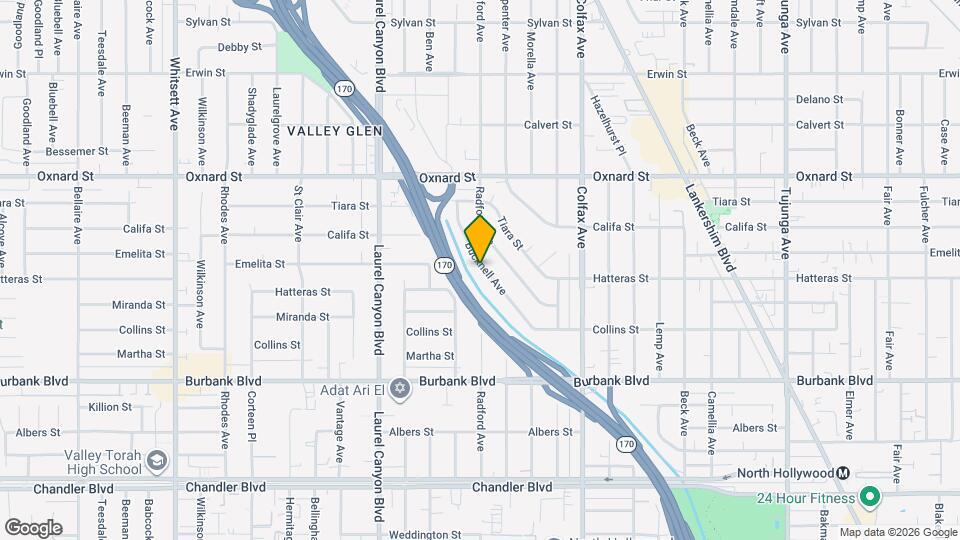 5807 Bucknell Ave Mapa y Detalles de la Ubicación