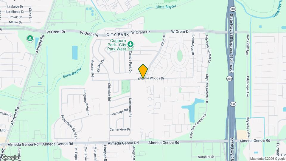 12707 Claradeen Ct Mapa y Detalles de la Ubicación