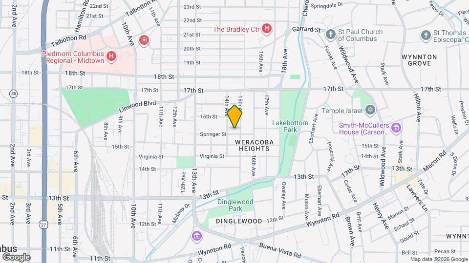 1413 Springer St Map and Location Details