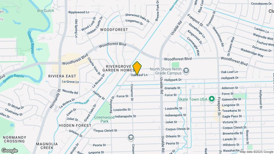 13322 Oak Leaf Ln Mapa y Detalles de la Ubicación