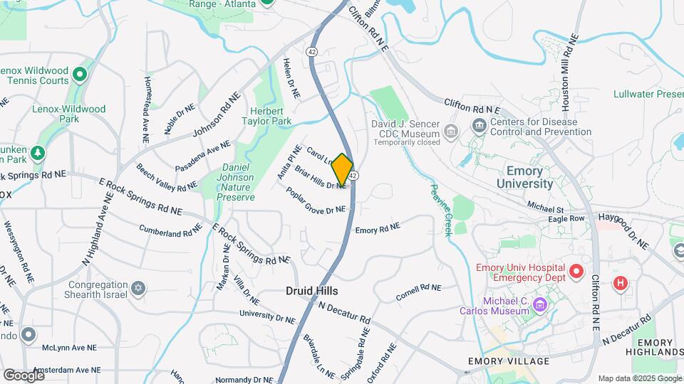 1257 Briar Hills Dr NE Map and Location Details