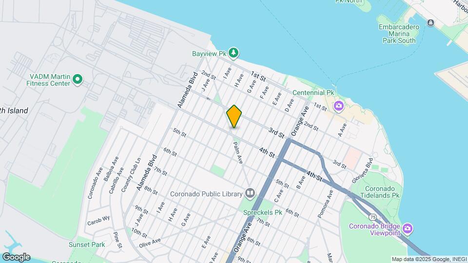 369 Palm Ave Map and Location Details