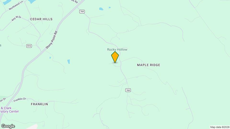 540 Rocky Hollow Rd Mapa y Detalles de la Ubicación