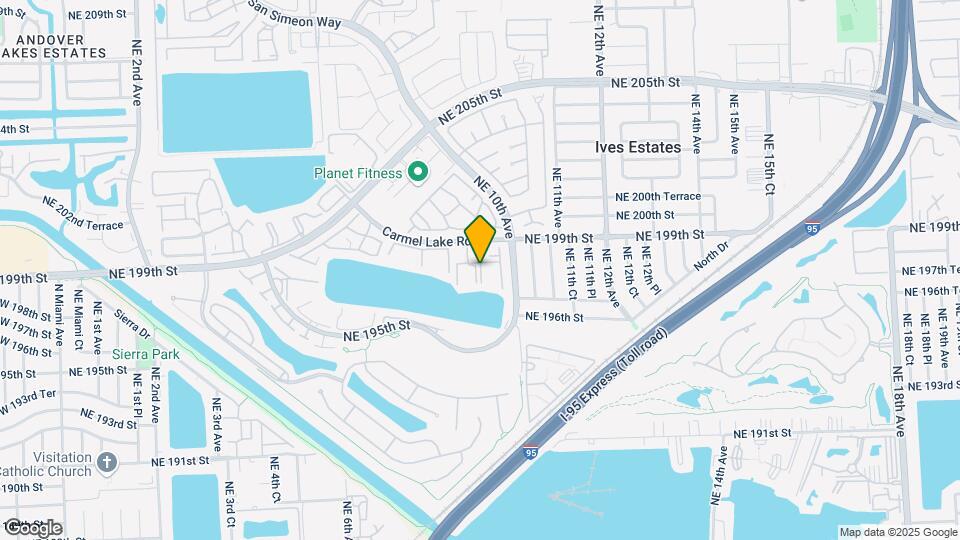920 NE 199th St Map and Location Details