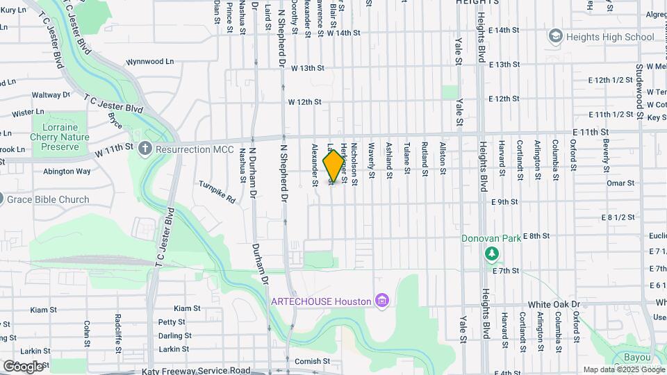 920 Lawrence St Map and Location Details