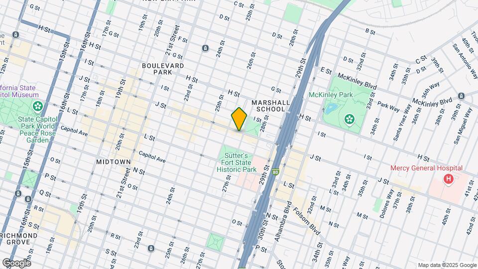 2626 J St Map and Location Details