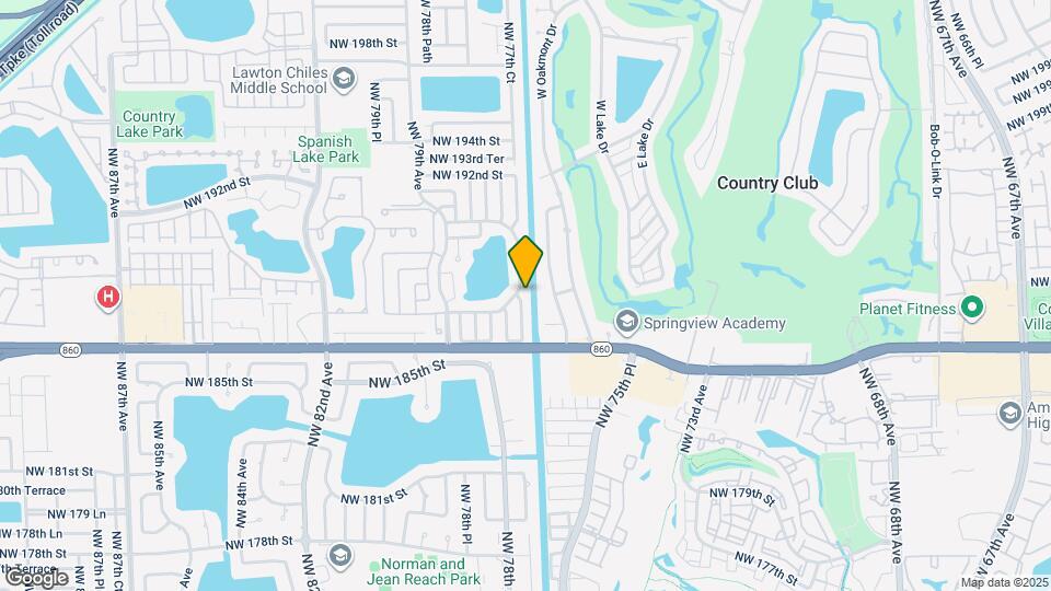 18751 NW 77th Ct Map and Location Details