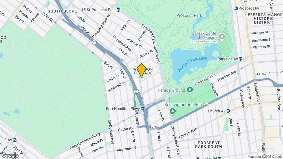 1235 Prospect Ave Map and Location Details