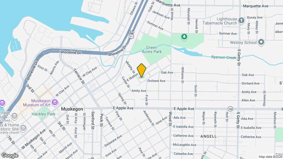 832 Murphy St Map and Location Details