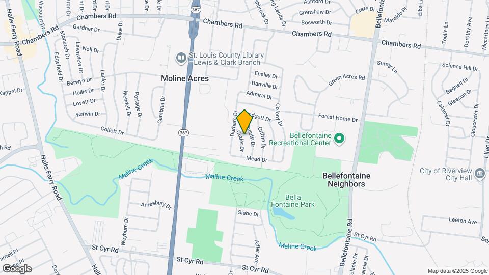 9632 Cutler Dr Map and Location Details