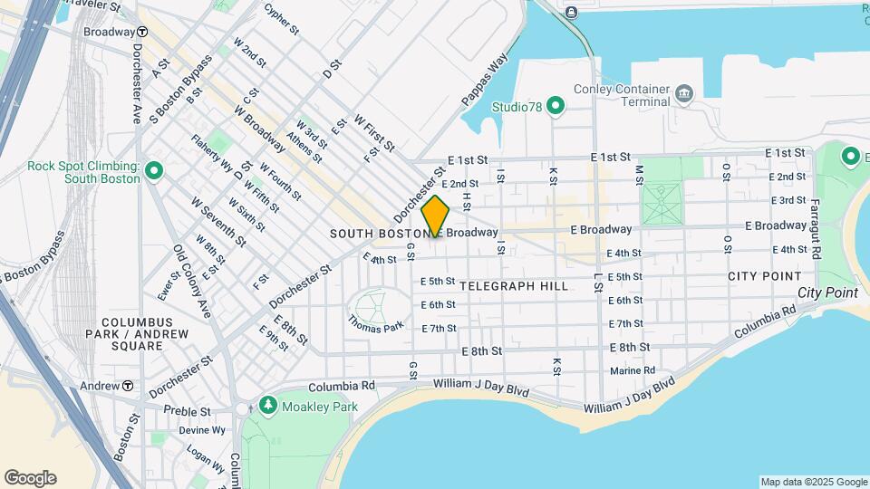 529 E Broadway Map and Location Details