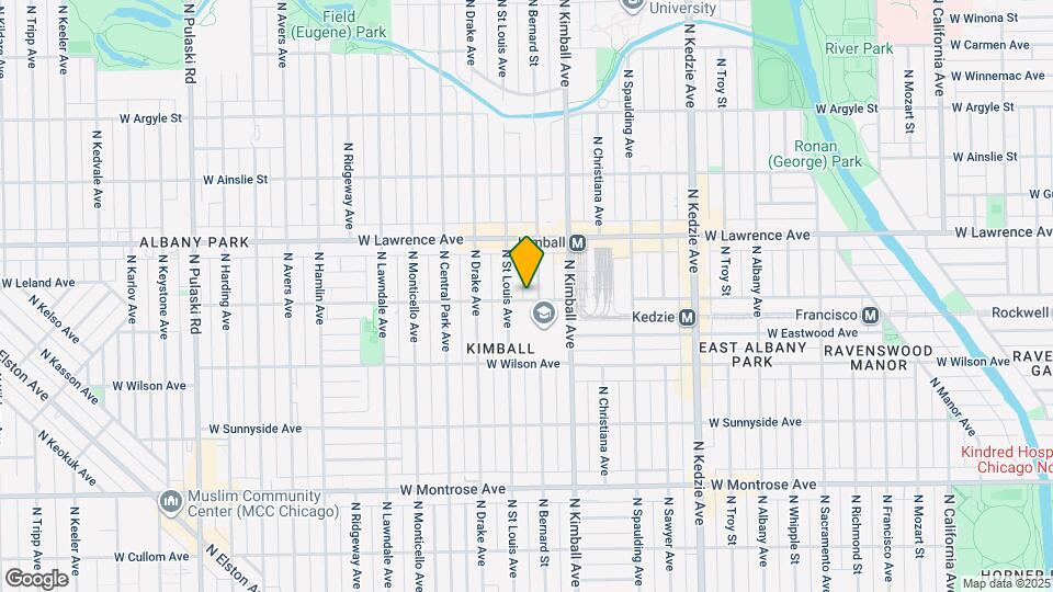 3436 W Leland Ave Map and Location Details