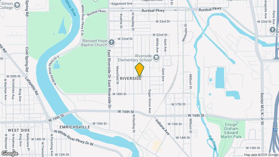 1862 N Dexter St Map and Location Details