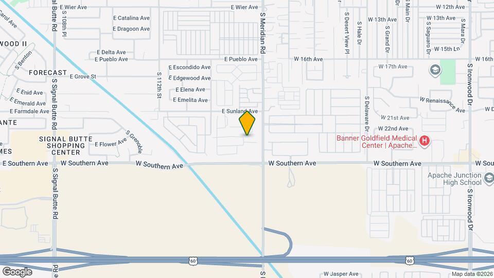 11528 E Flower Cir, Unit 3107 Map and Location Details