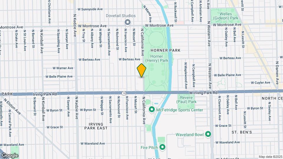 4044 N California Ave, Unit 103 Map and Location Details