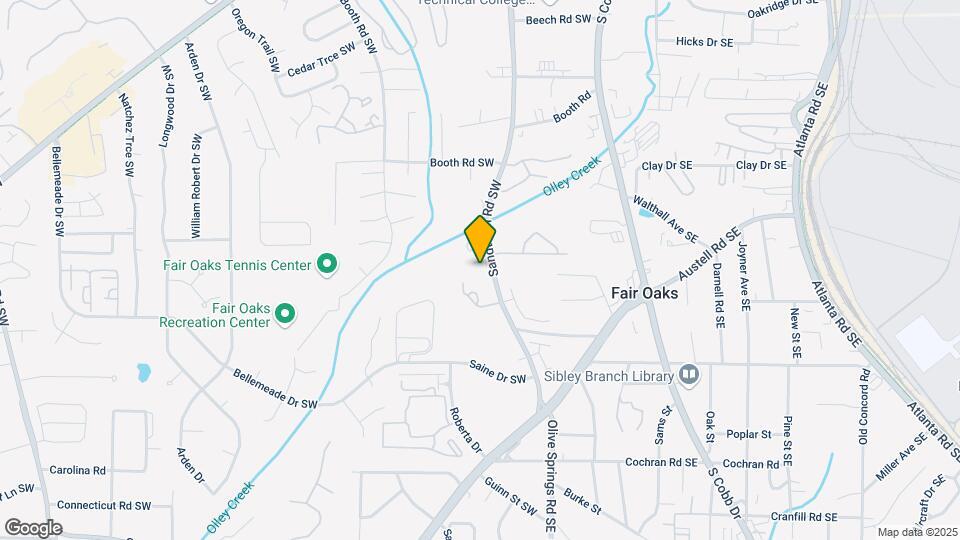 1386 Sandtown Rd SW Map and Location Details