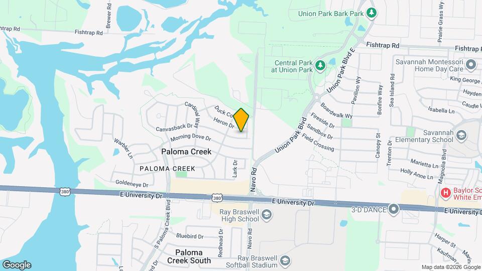 1829 Canvasback Dr Map and Location Details