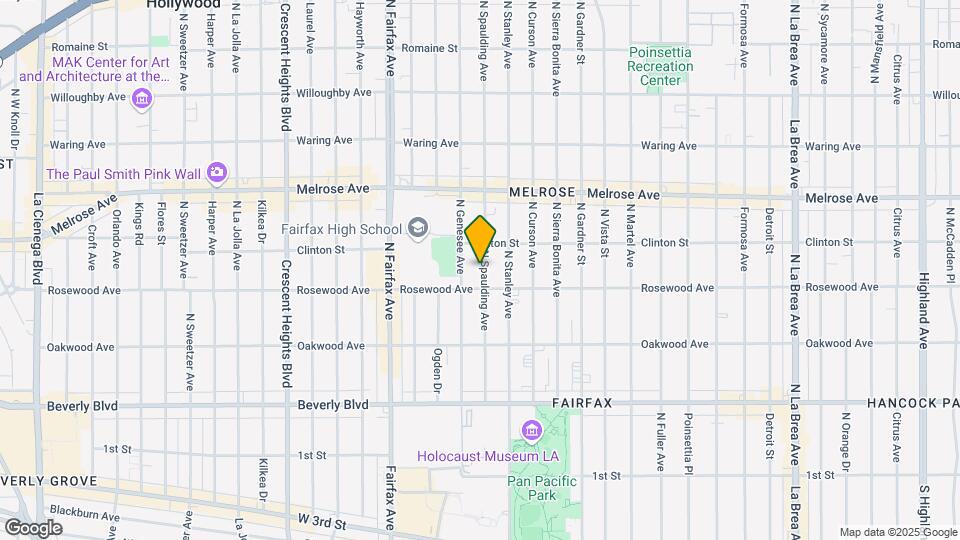 521 N Spaulding Ave Map and Location Details