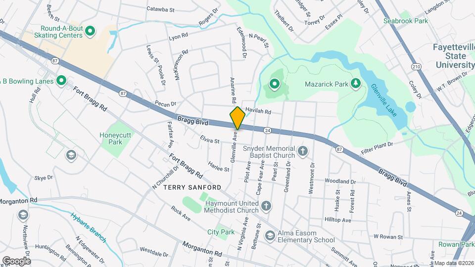 706 Glenville Ave Map and Location Details