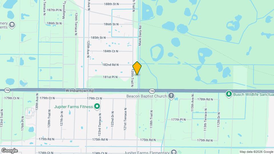 7107 181st Ct N Map and Location Details