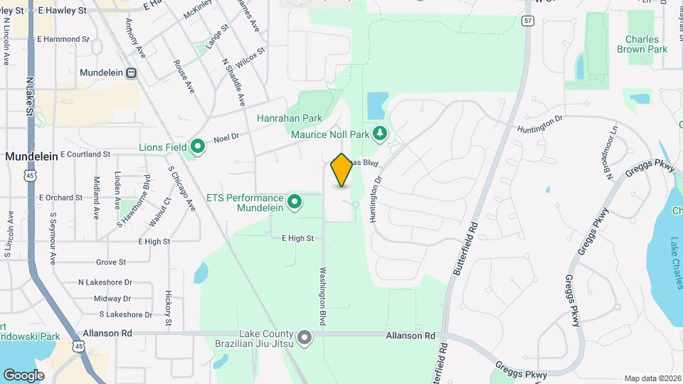 57 Washington Blvd, Unit Mundelein 2 bedroom Condo for rent Map and Location Details